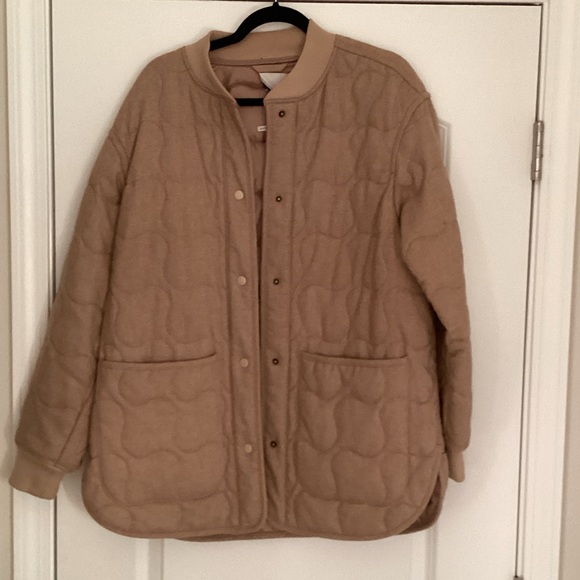 Madewell Jackets & Blazers - Madewell Quilted Puffer Jacket in Beige